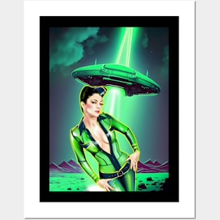 Aliens are coming - pinup Posters and Art